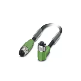 Кабель для датчика / исполнительного элемента - SAC-4P-M12MS/ 1,5-PUR/M12FR SH - 1500981 Phoenix contact