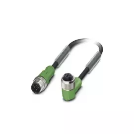 Кабель для датчика / исполнительного элемента - SAC-4P-M12MS/ 0,3-PUR/M12FR - 1668470 Phoenix contact