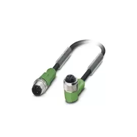 Кабель для датчика / исполнительного элемента - SAC-3P-M12MS/ 3,0-PUR/M12FR B - 1668425 Phoenix contact