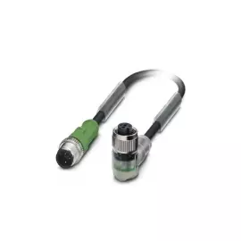 Кабель для датчика / исполнительного элемента - SAC-3P-M12MS/ 3,0-PUR/M12FR-2L - 1694583 Phoenix contact