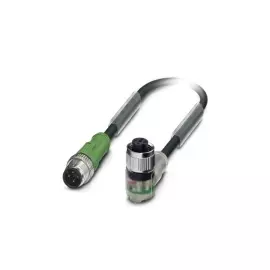 Кабель для датчика / исполнительного элемента - SAC-4P-M12MS/0,6-PUR/M12FR-3L - 1668522 Phoenix contact
