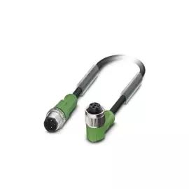 Кабель для датчика / исполнительного элемента - SAC-3P-M12MS/ 0,3-PUR/M12FR - 1681541 Phoenix contact