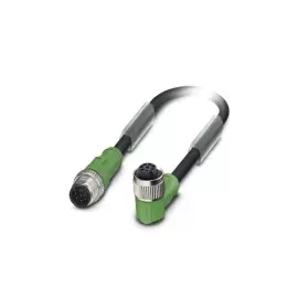 Кабель для датчика / исполнительного элемента - SAC-8P-M12MS/ 0,6-PUR/M12FR - 1522736 Phoenix contact