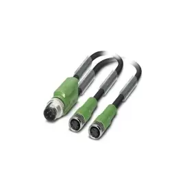 Кабель для датчика / исполнительного элемента - SAC-3P-M12Y/2X3,0-PUR/M 8FS - 1671360 Phoenix contact