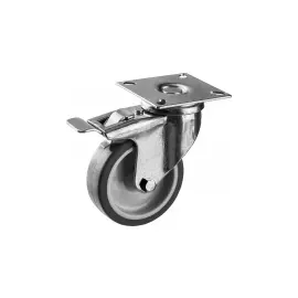 Колесо поворотное c тормозом ЗУБР ПРОФЕССИОНАЛ 30946-75-B