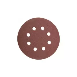 Круг из абразивной бумаги 8 отверстий Р80 125мм 5шт STAYER MASTER 35452-125-080