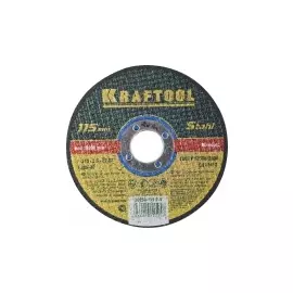 Круг отрезной абразивный KRAFTOOL по металлу для УШМ KRAFTOOL 36250-115-2.5
