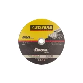 Круг отрезной абразивный по нержавеющей стали 230ммх2 0ммх22 2мм STAYER MASTER 36222-230-2.0_z01
