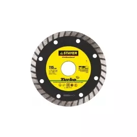 Круг отрезной алмазный для УШМ STAYER PROFESSIONAL 3662-115_z01