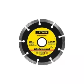 Круг отрезной алмазный для УШМ STAYER PROFESSIONAL 3660-125_z01
