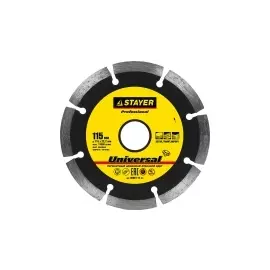 Круг отрезной алмазный для УШМ STAYER PROFESSIONAL 3660-115_z01