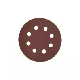 Круг шлифовальный из абразивной бумаги на велкро основе ЗУБР МАСТЕР 35562-125-180