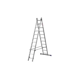 Лестница алюминиевая двухсекционная ЗУБР ЭКСПЕРТ 38821-11