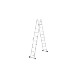 Лестница шарнирная алюминиевая, 4х5 СИБРТЕХ 97883