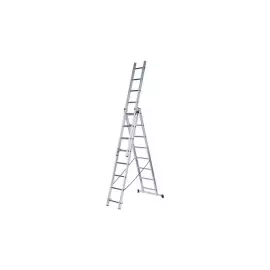Лестница трехсекционная алюминиевая FIT РОС 65434