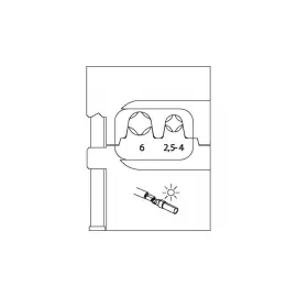 Модуль сменный для многоконтактного разъема MC3 GEDORE 8140-24 2078090
