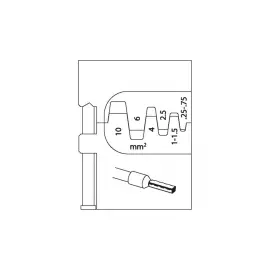 Модуль сменный для мягких наконечников 0,25-10мм GEDORE 8140-06 1830600