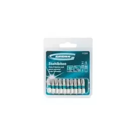 Набор бит РН3х25, сталь S2, 10шт GROSS 11331