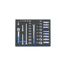 Набор головок с отверточными вставками 3/8" в CT ложементе 2/4 GEDORE 2005 CT2-D 30 2016486