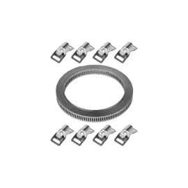 Набор хомутов универсальный из нержавеющей стали ЗУБР ПРОФЕССИОНАЛ 37811-H8