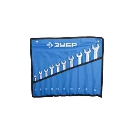 Набор ключей гаечных комбинированных ЗУБР ПРОФЕССИОНАЛ 27022-H10