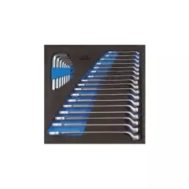 Набор комбинированных ключей в 2/3 СТ ложементе GEDORE 1500 CT2-1 B 2308819