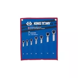 Набор трещоточных ключей KING TONY 12207MRN01