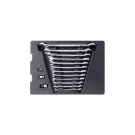 Набор трещоточных комбинированных ключей KING TONY 9-10115MR