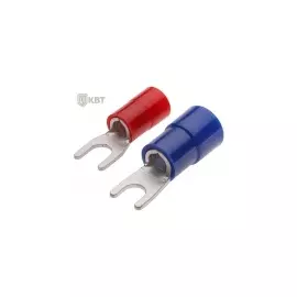 Наконечник вилочный изолированный НВИ(н) 16-6 с нейлоновой манжетой КВТ