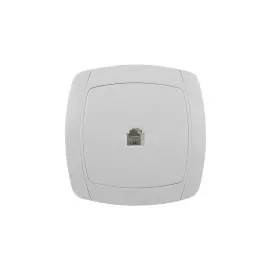 Одинарная телефонная розетка СВЕТОЗАР CITY LIGHT SV-54217-W
