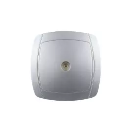 Одинарная телевизионная розетка СВЕТОЗАР АКЦЕНТ SV-54215-SM