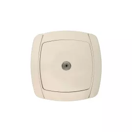 Одинарная телевизионная розетка СВЕТОЗАР CITY LIGHT SV-54215-B