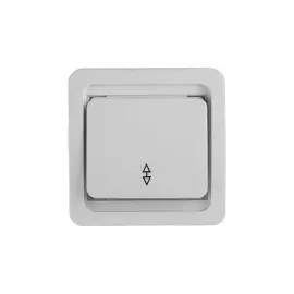 Одноклавишный без подсветки 10А 250В СВЕТОЗАР ГАММА SV-54137-W