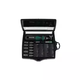 Отвертка реверсивная с битами и головками KRAFTOOL EXPERT 25554-H55