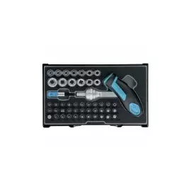 Отвертка реверсивная с двух-позиционной ручкой Т-образной с набором бит, 48 шт., S2 GROSS 11613