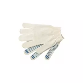 Перчатки х/б с ПВХ Точка 49г, 10кл, 10пар/уп 67809