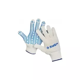 Перчатки трикотажные с защитой от скольжения ЗУБР ЭКСПЕРТ 11390-K10