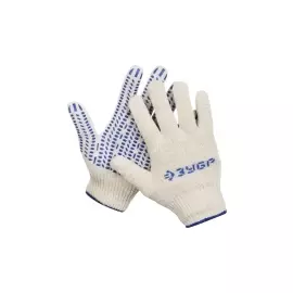 Перчатки трикотажные с защитой от скольжения ЗУБР ЭКСПЕРТ 11451-S