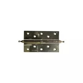 Петля дверная разъемная 1 подшипник цвет латунь (PB) левая с крепежом 125х75х2 5мм 2 шт ЗУБР ЭКСПЕРТ 37605-125-1L