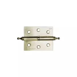 Петля универсальная 2 подшипника цвет хром (CP) с крепежом 125х75х2 5мм 2 шт ЗУБР ЭКСПЕРТ 37601-125-2