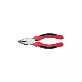 Плоскогубцы комбинированные "Стандарт" красно-черные пластиковые ручки FIT IT 48180