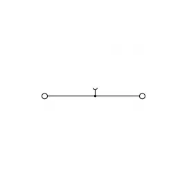 Проходная клемма Weidmuller WDU 35N KB BL 1836550000