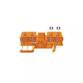 Проходная клемма Weidmuller ZDU 1.5/2X2AN OR 1827000000