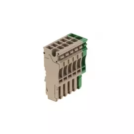 Промышленный разъем Weidmuller ZP 2.5/1AN/6 GN/BE 1867130000