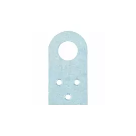 Проушина прямая, 2,0 мм, 90х52 мм, цинк СИБРТЕХ 46505