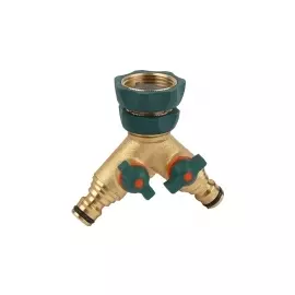 Распределитель двухканальный латунный "Profi Plus" Raco 4244-55133B