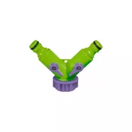 Разветвитель 2- х канальный, регулируемый, со штуцерами PALISAD 66426