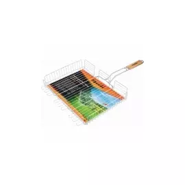 Решетка-гриль 240*310*55 мм, объемная хромированная SPARTA 69553