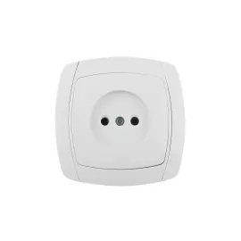 Розетка одинарная СВЕТОЗАР CITY LIGHT SV-54200-W