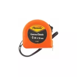 Рулетка Classic, 5 м х 18 мм, пластиковый корпус SPARTA 31303